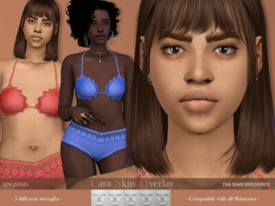 Cara Skin Overlay By Msqsims Sims 4 CC