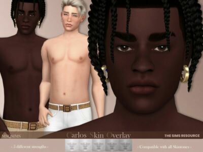 Carlos Skin Overlay By Msqsims Sims 4 CC