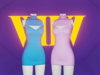 Carnaval Collection22 – Dress I Sims 4 CC