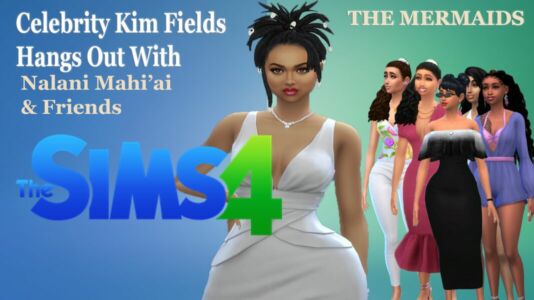 Celebrity Actress KIM Fields & “THE Audition V2” Body Preset By VTK Sims 4 CC