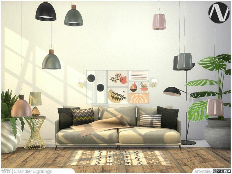 Chandler Lightings By Artvitalex Sims 4 CC