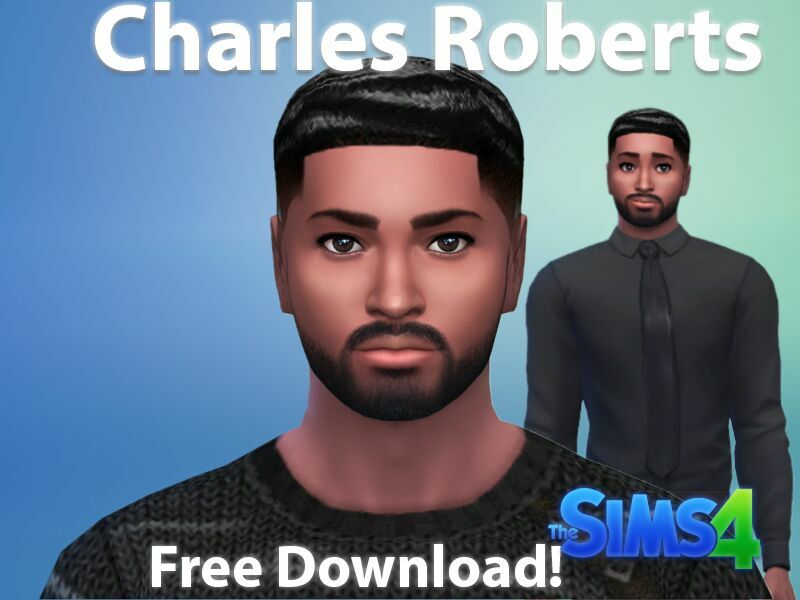 Charles Roberts Free SIM Download By VTK Sims 4 CC