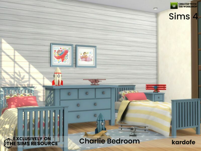 sims 4 cc charlie bedroom by kardofe 3