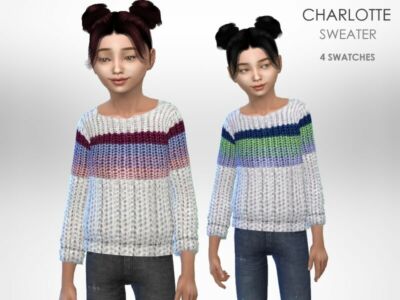 Charlotte Sweater By Puresim Sims 4 CC