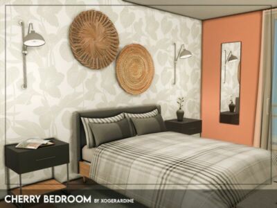 Cherry Bedroom (TSR Only CC) By Xogerardine Sims 4 CC