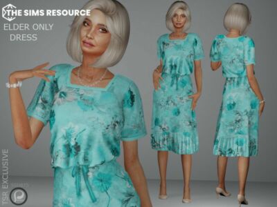 Chic Elder Dress Sims 4 CC