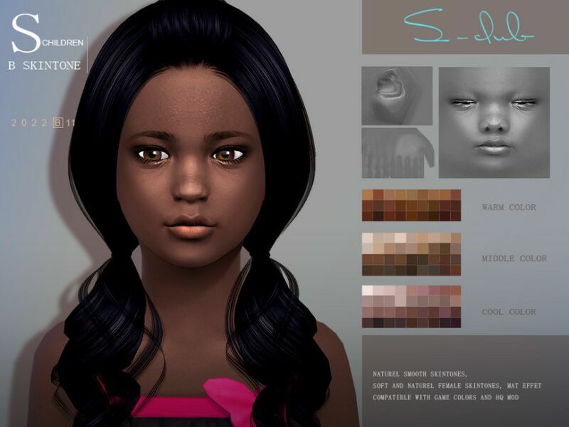 Children Overlay Skintone By S-Club By S-Club Sims 4 CC