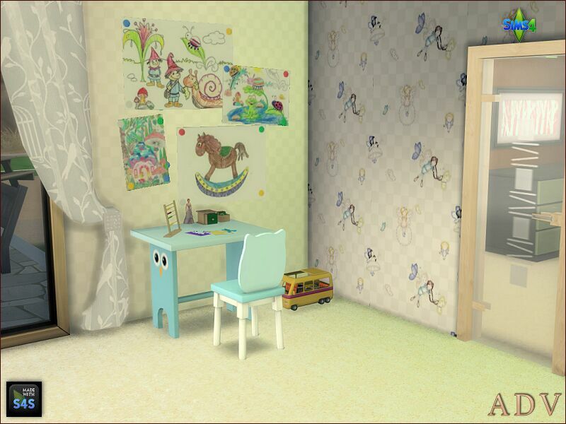 sims 4 cc children paintings 10