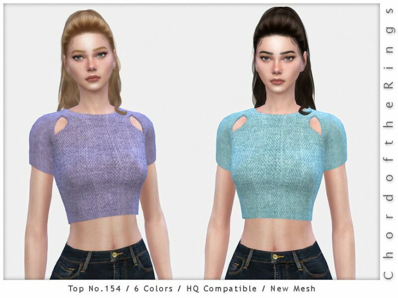 Chordoftherings TOP NO.154 By Chordoftherings Sims 4 CC