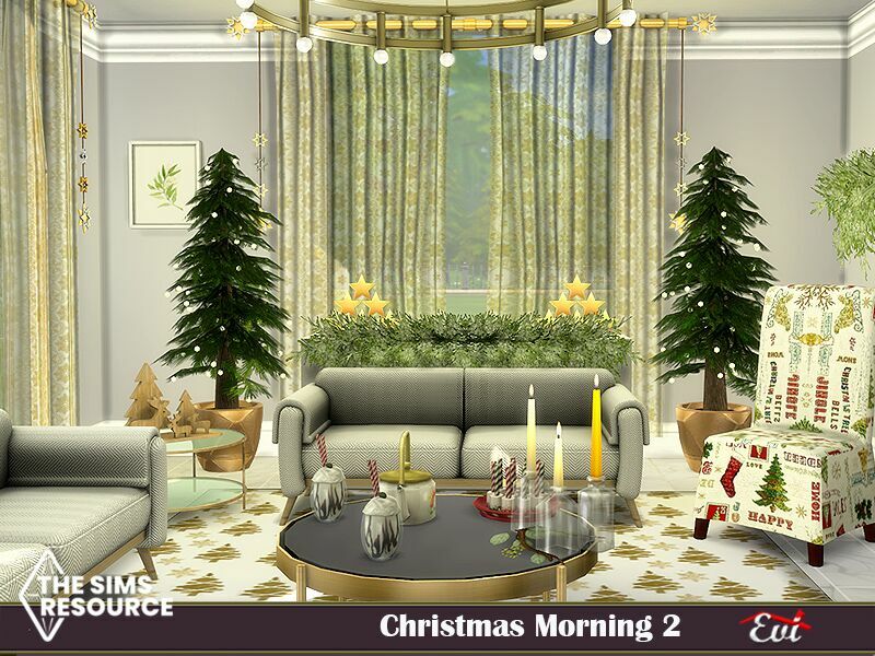 sims 4 cc christmas morning 2 tsr only cc by evi 2