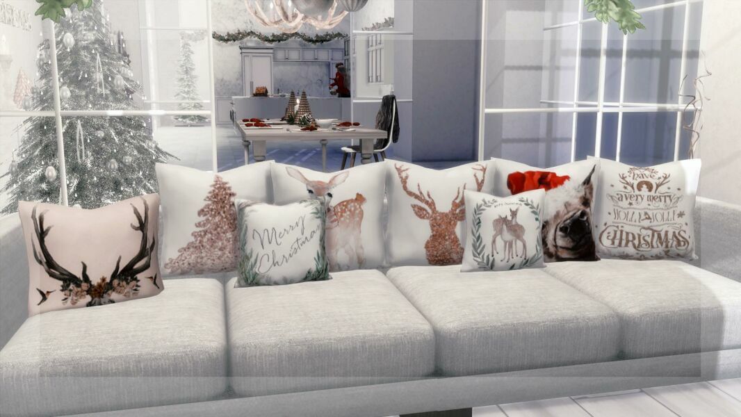 Christmas Pillow | CC By Mrsbarbiex3 Sims 4 CC