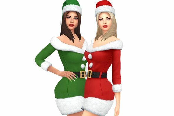 Christmas Twins |CC Free By Mrsbarbiex3 Sims 4 CC