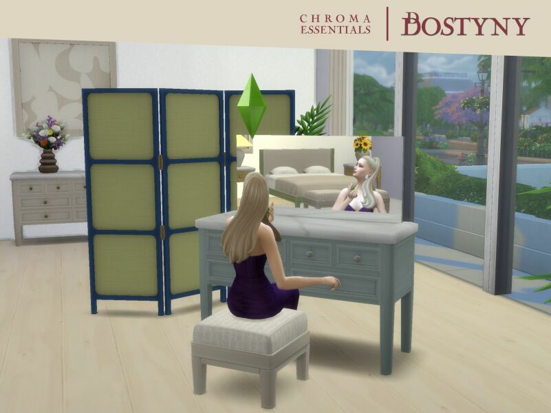 Chroma Essentials – Part 2 – Bedroom By Bostyny Sims 4 CC