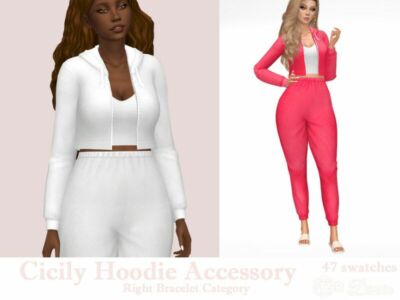 Cicily Hoodie Accessory By Dissia Sims 4 CC