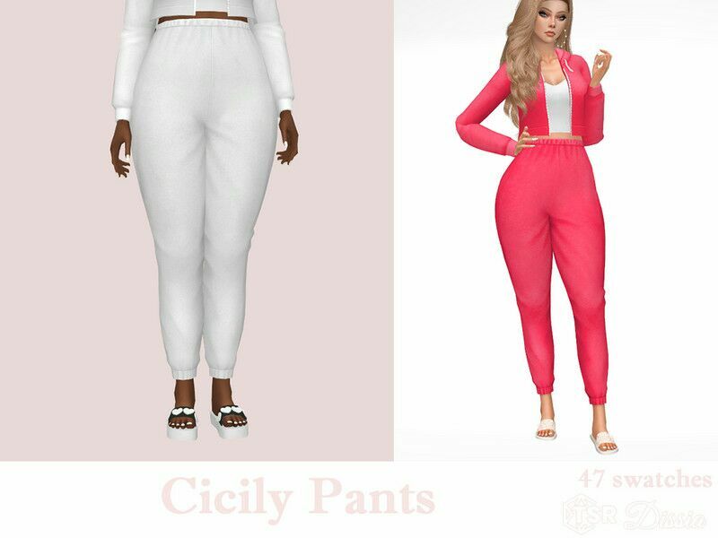 Cicily Pants By Dissia Sims 4 CC