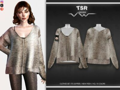 Clothes SET-175 (Jumper) BD601 By Busra-Tr Sims 4 CC