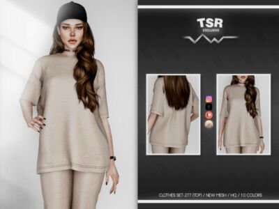 Clothes SET-277 (TOP) BD816 By Busra-Tr Sims 4 CC