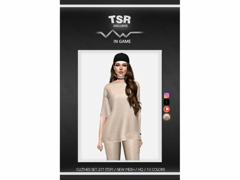 sims 4 cc clothes set 277 top bd816 by busra tr 2