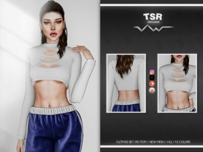 Clothes SET-315 (TOP) BD899 By Busra-Tr Sims 4 CC