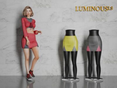 Clothes SET06 -Cika -Skirt By Luminousls Sims 4 CC