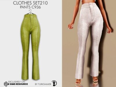 Clothes SET210 – Pants C936 By Turksimmer Sims 4 CC