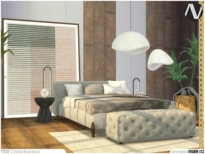 Clovis Bedroom By Artvitalex Sims 4 CC