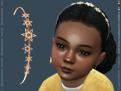 Cold AS ICE Headband For Toddlers Sims 4 CC