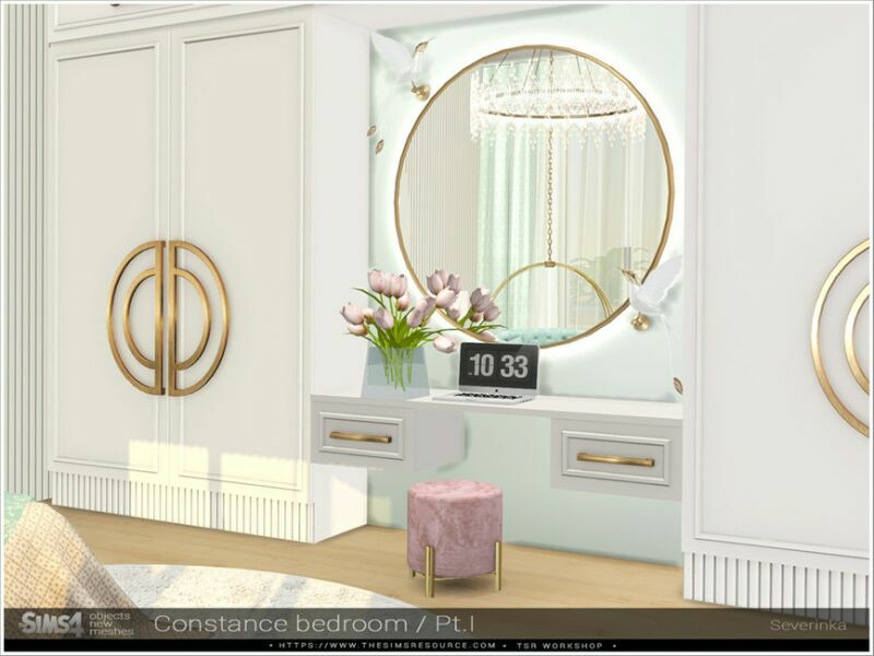 sims 4 cc constance bedroom pt i by severinka 4