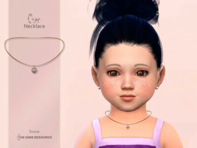 COR Necklace Toddler By Suzue Sims 4 CC