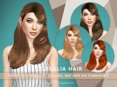 Cornelia Hair (Patreon Early Access) By Sonyasimscc Sims 4 CC