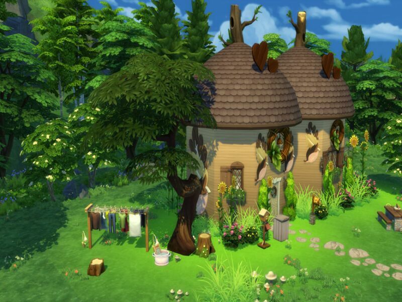 sims 4 cc cottage acorns by susancho93 3