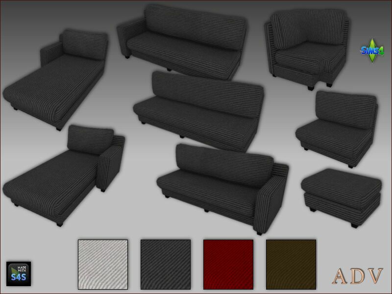 sims 4 cc couch sets 4