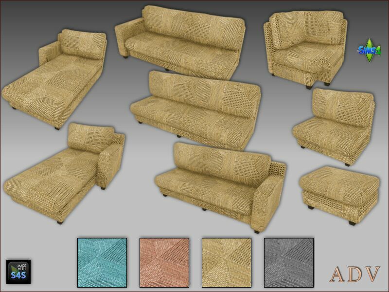 sims 4 cc couch sets 8