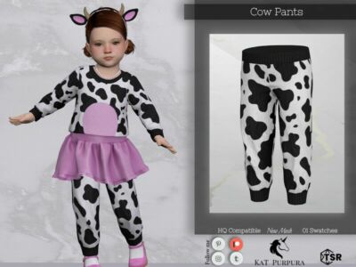 COW Pants By Katpurpura Sims 4 CC