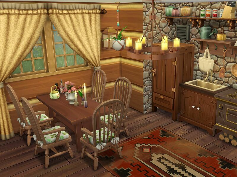 sims 4 cc cozy log house no cc by flubs79 3