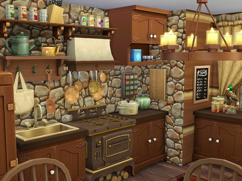 sims 4 cc cozy log house no cc by flubs79 4