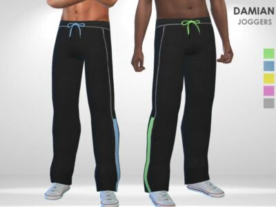 Damian Joggers By Puresim Sims 4 CC