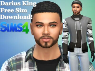 Darius King Free SIM Download By VTK Sims 4 CC