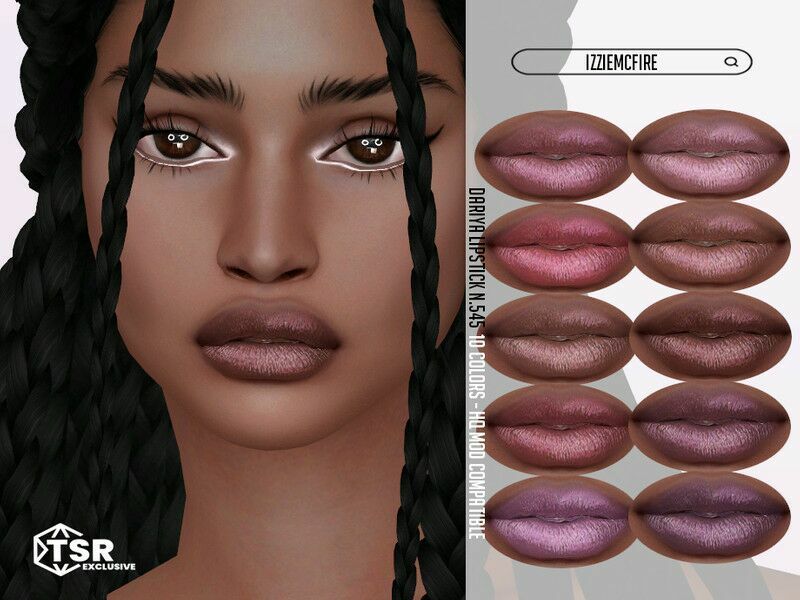 Dariya Lipstick N.545 Sims 4 CC