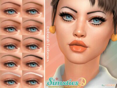 / Deborah Eyebrows By Simxties Sims 4 CC