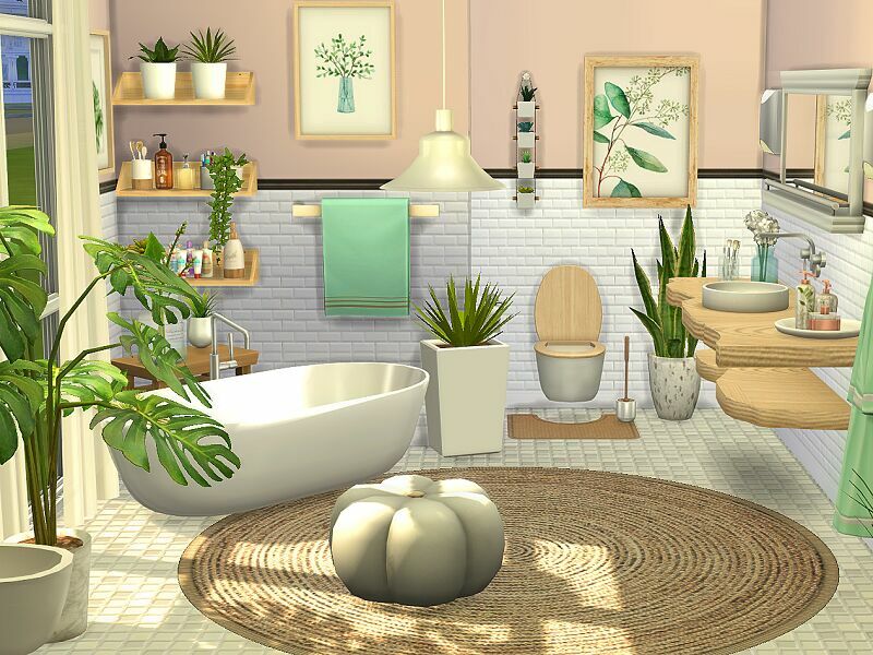 Delia Bathroom – CC By Flubs79 Sims 4 CC