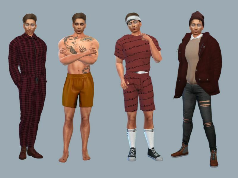 sims 4 cc dennis saunders by starafanka 3