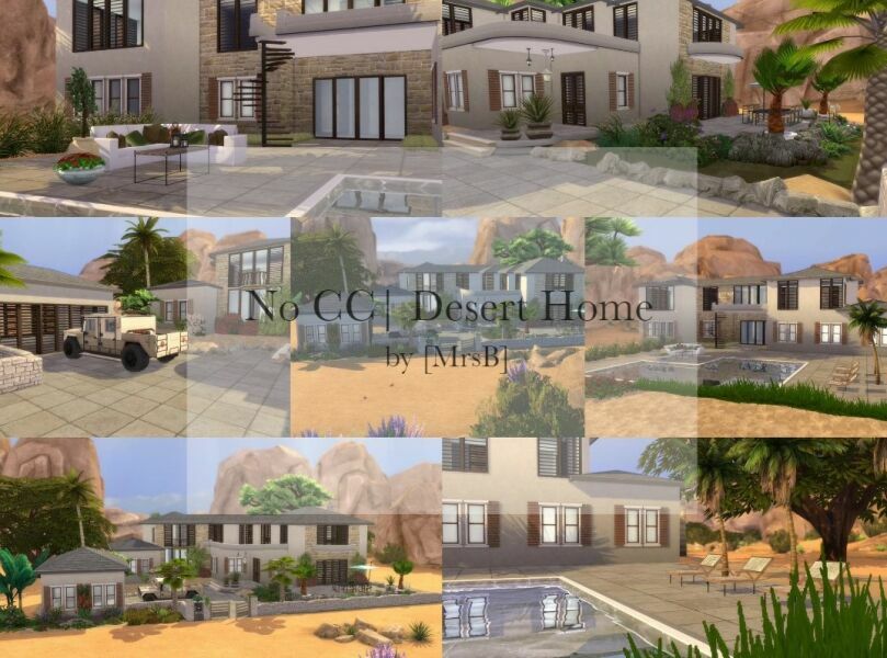 Desert Home |CC Free By Mrsbarbiex3 Sims 4 CC