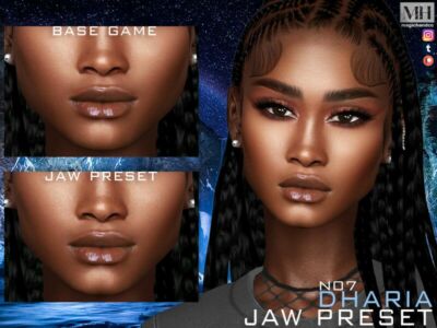 Dharia JAW Preset N07 By Magichand Sims 4 CC