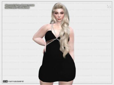 Diamond Strap Dress MC321 By Mermaladesimtr Sims 4 CC