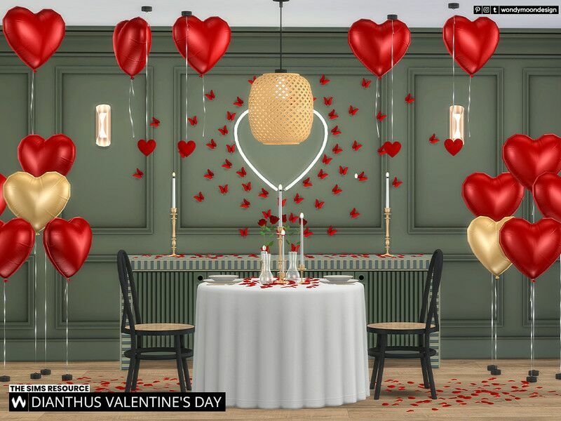 Dianthus Valentine’S DAY Sims 4 CC