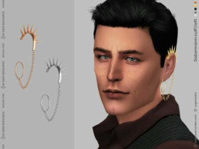 Dobermann Left Cuff Sims 4 CC