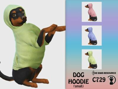 DOG Hoodie C729 By Turksimmer Sims 4 CC