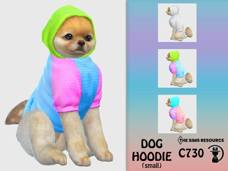 DOG Hoodie C730 By Turksimmer Sims 4 CC