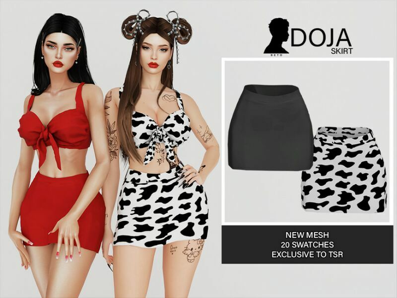 Doja (Skirt) Sims 4 CC